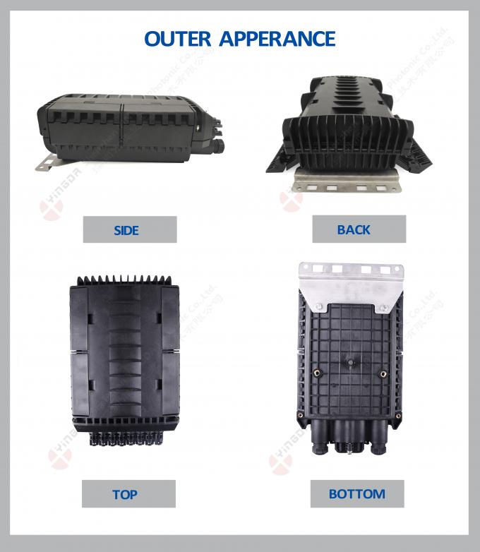 FTTH Drop Cable 16 Ports Fiber Optic Cable Joint Box, Fiber Optic Junction Box Enclosure